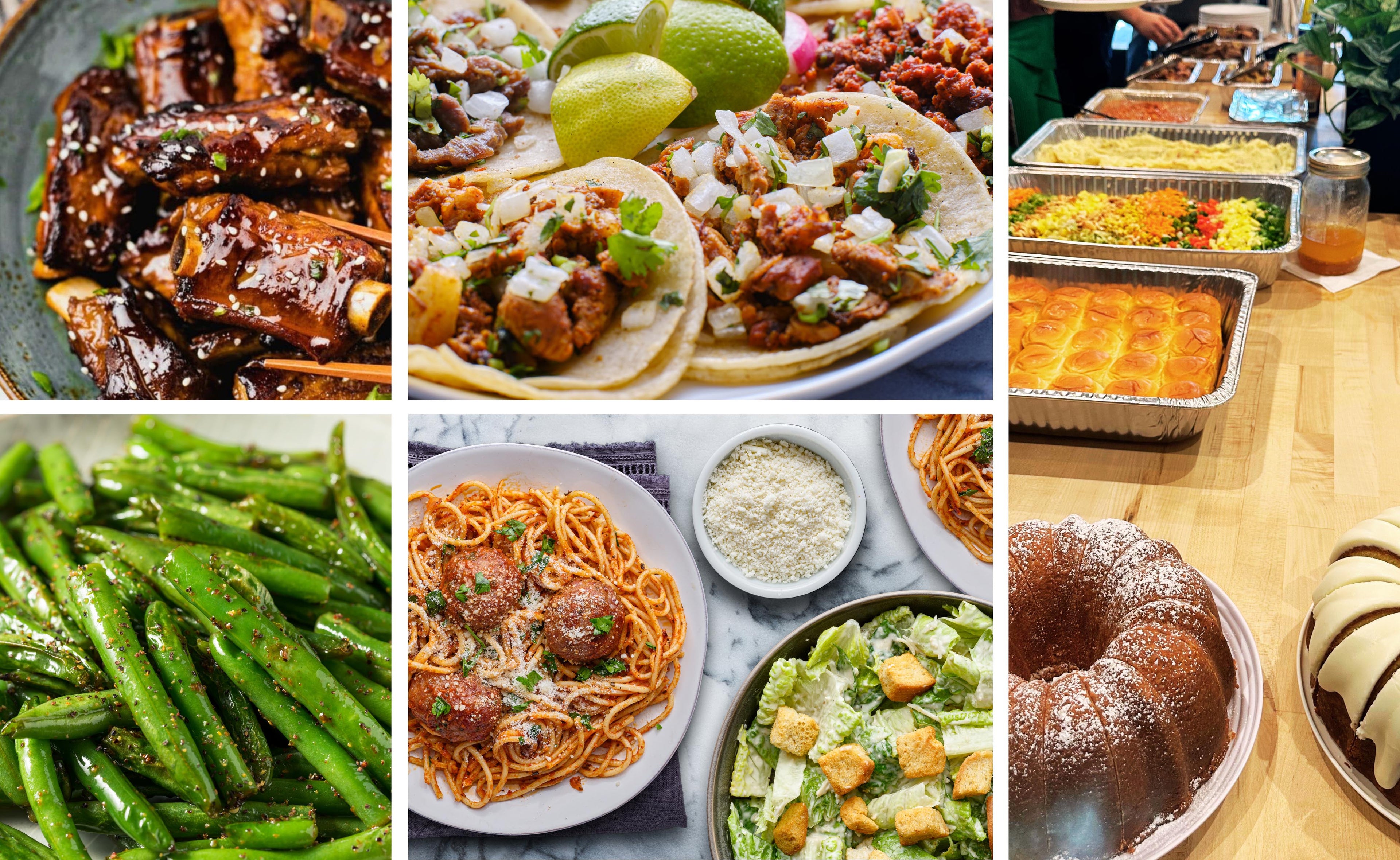 Delicious catering spread featuring MKTY’s signature dishes, perfect for weddings, corporate events, and special occasions.